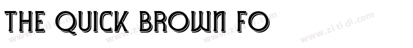 the quick brown fo字体转换